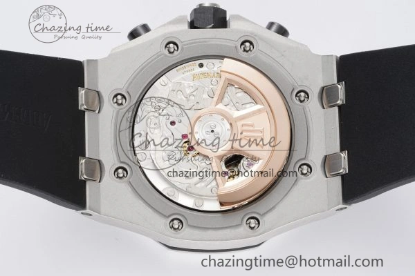 Royal Oak Offshore 42mm SS APF 1:1 Best Edition Gray Dial on Black Rubber Strap A4404
