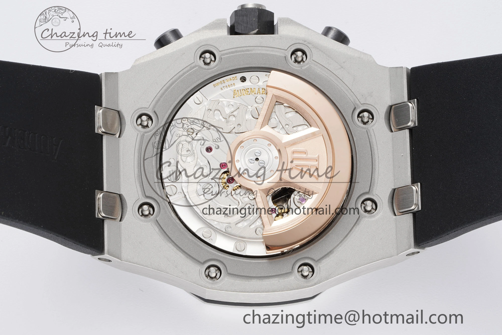 Royal Oak Offshore 42mm SS APF 1:1 Best Edition Gray Dial on Black Rubber Strap A4404