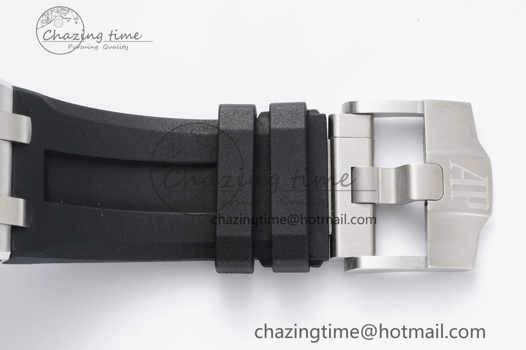 Royal Oak Offshore 42mm SS APF 1:1 Best Edition Gray Dial on Black Rubber Strap A4404