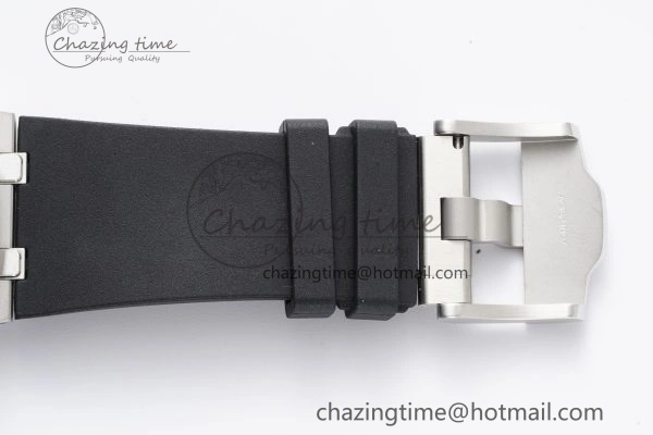 Royal Oak Offshore 42mm SS APF 1:1 Best Edition Gray Dial on Black Rubber Strap A4404