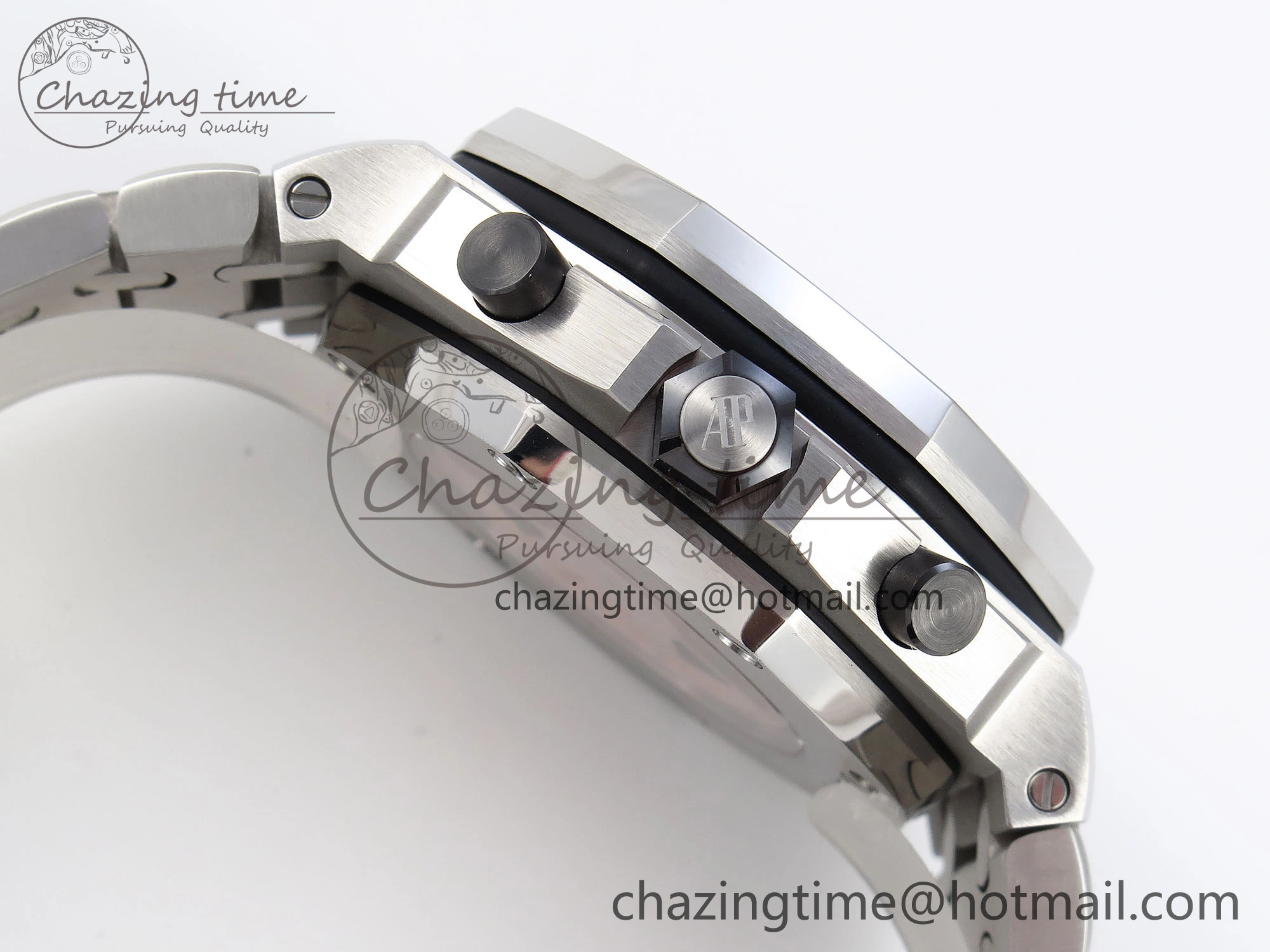 Royal Oak Offshore 42mm SS APF 1:1 Best Edition Gray Dial on SS Bracelet Strap A4404