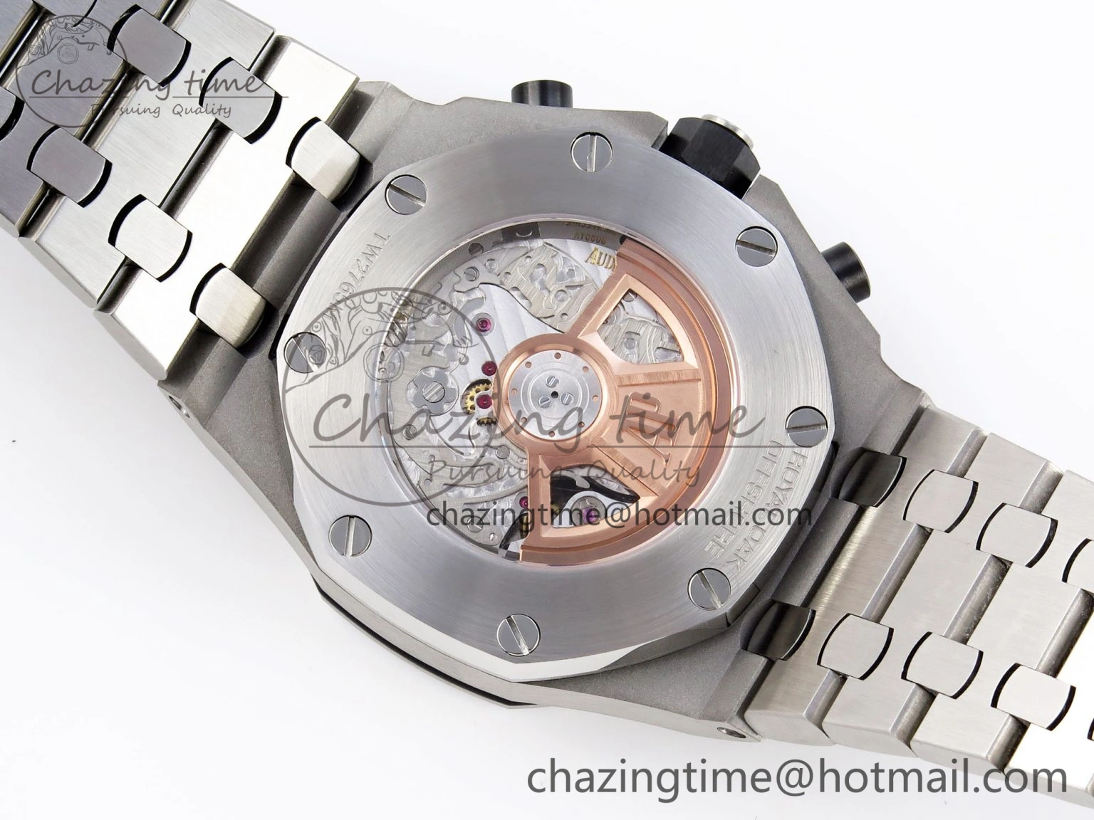 Royal Oak Offshore 42mm SS APF 1:1 Best Edition Gray Dial on SS Bracelet Strap A4404