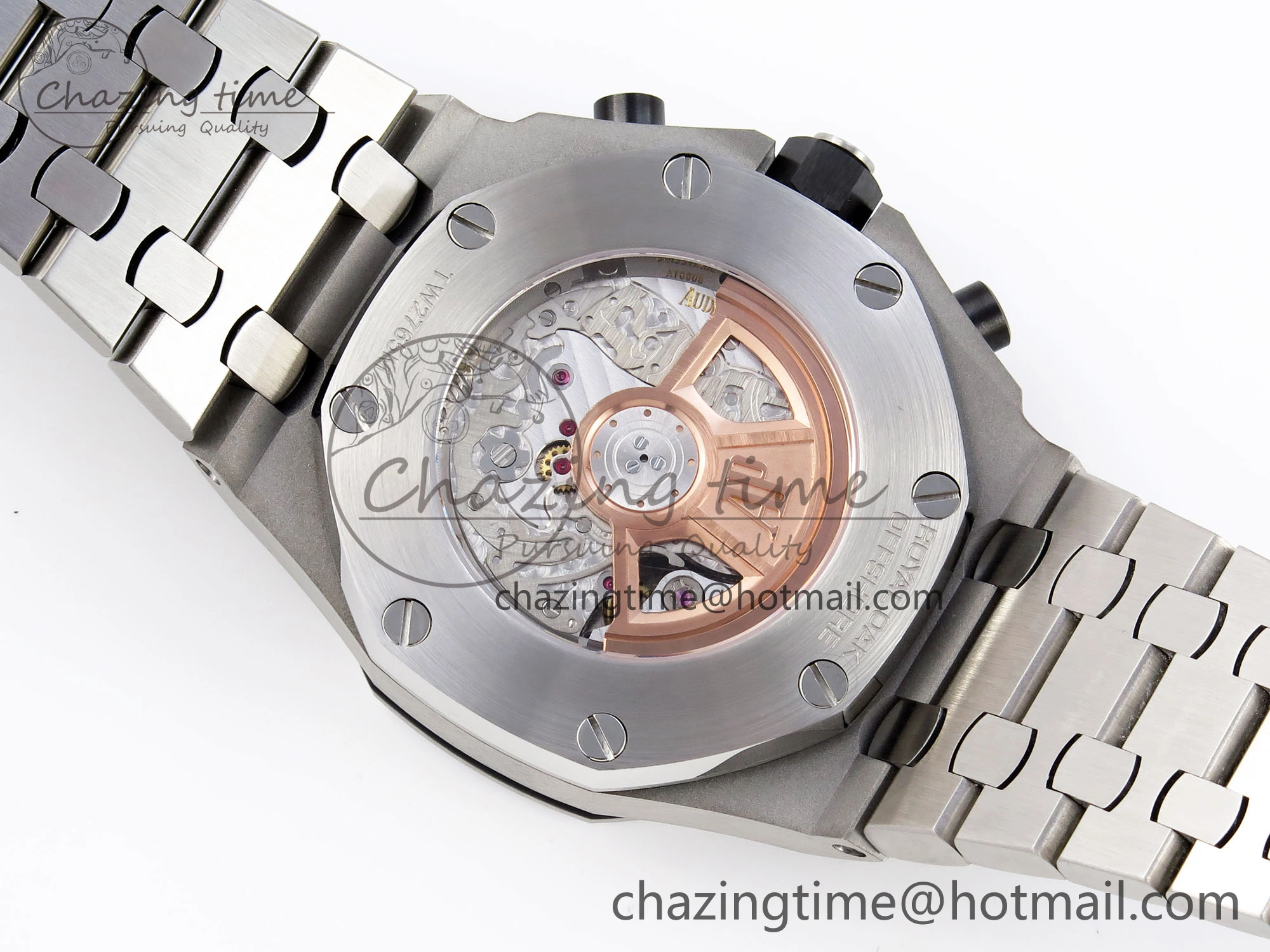 Royal Oak Offshore 42mm SS APF 1:1 Best Edition Gray Dial on SS Bracelet Strap A4404