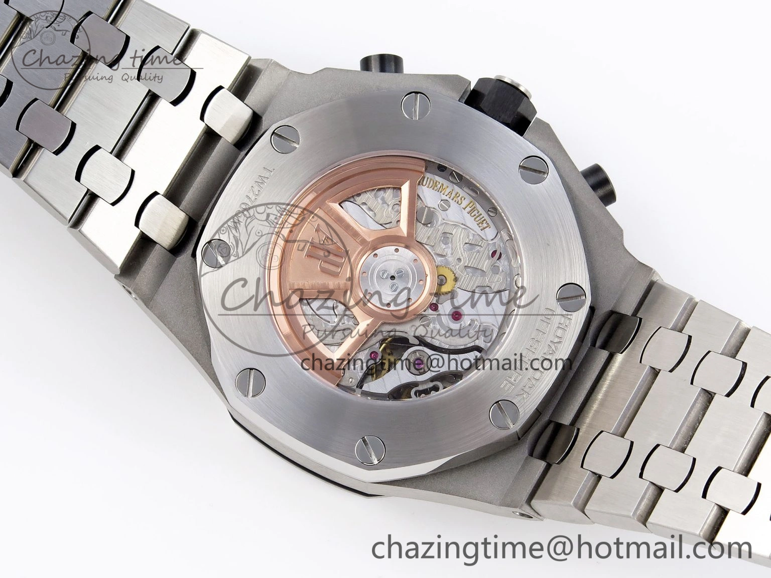 Royal Oak Offshore 42mm SS APF 1:1 Best Edition Gray Dial on SS Bracelet Strap A4404