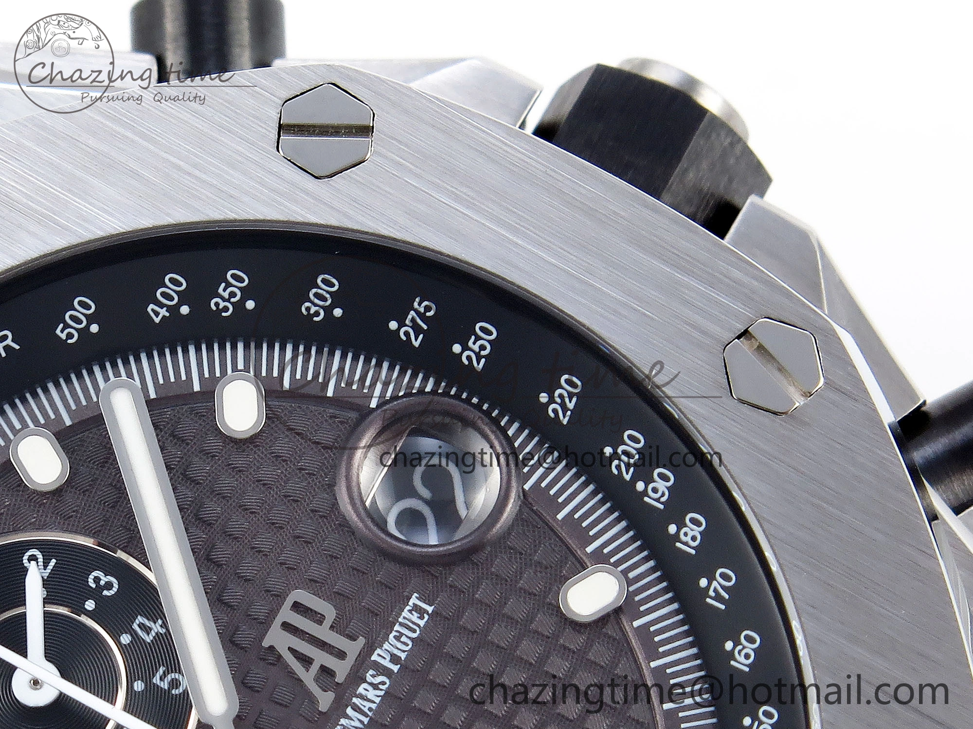 Royal Oak Offshore 42mm SS APF 1:1 Best Edition Gray Dial on SS Bracelet Strap A4404