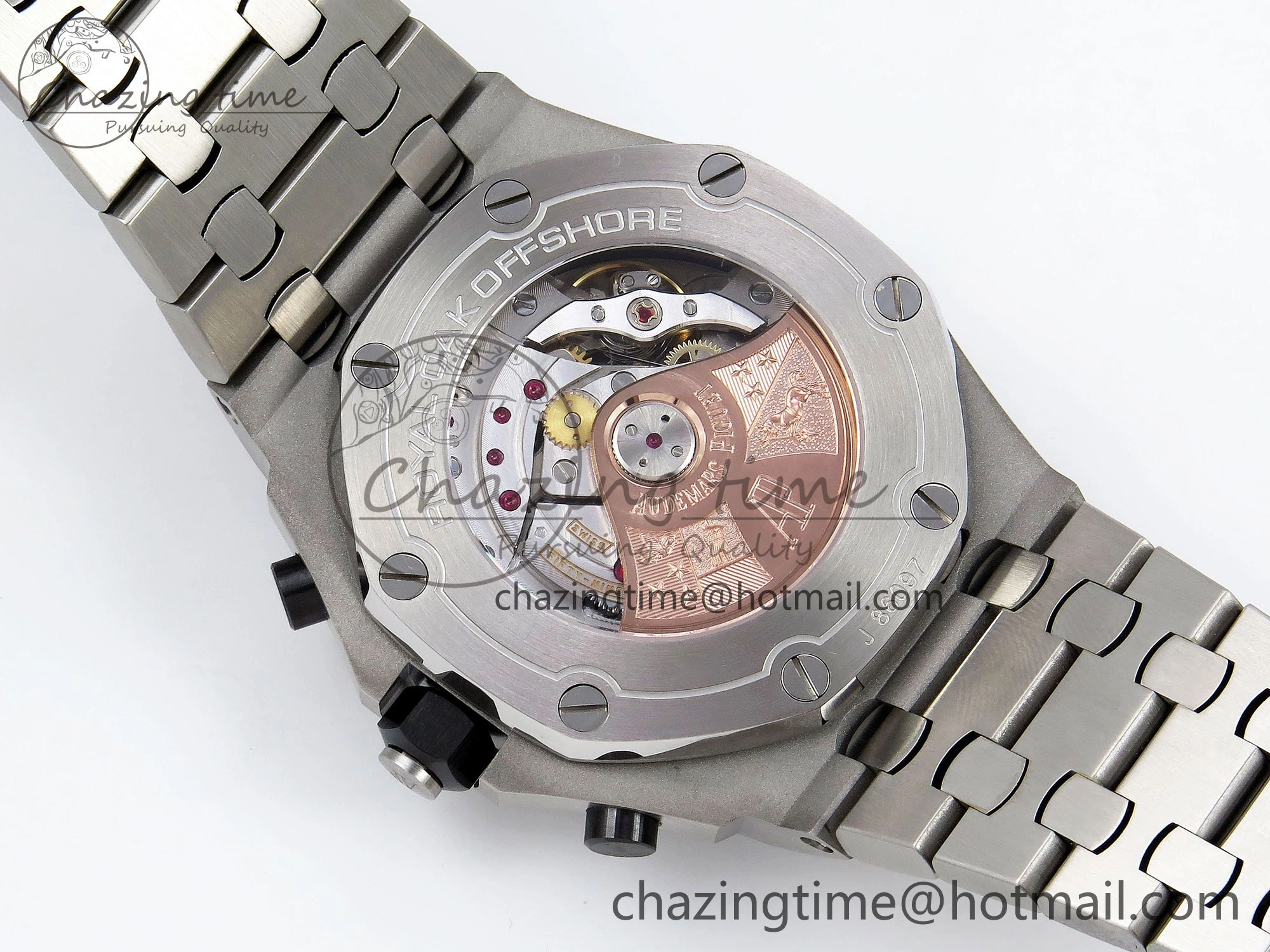 Royal Oak Offshore 42mm SS APF 1:1 Best Edition Grey Dial on SS Bracelet A3126