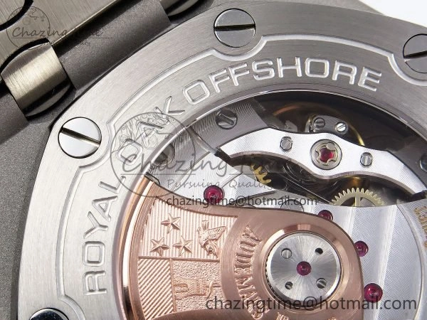 Royal Oak Offshore 42mm SS APF 1:1 Best Edition Grey Dial on SS Bracelet A3126