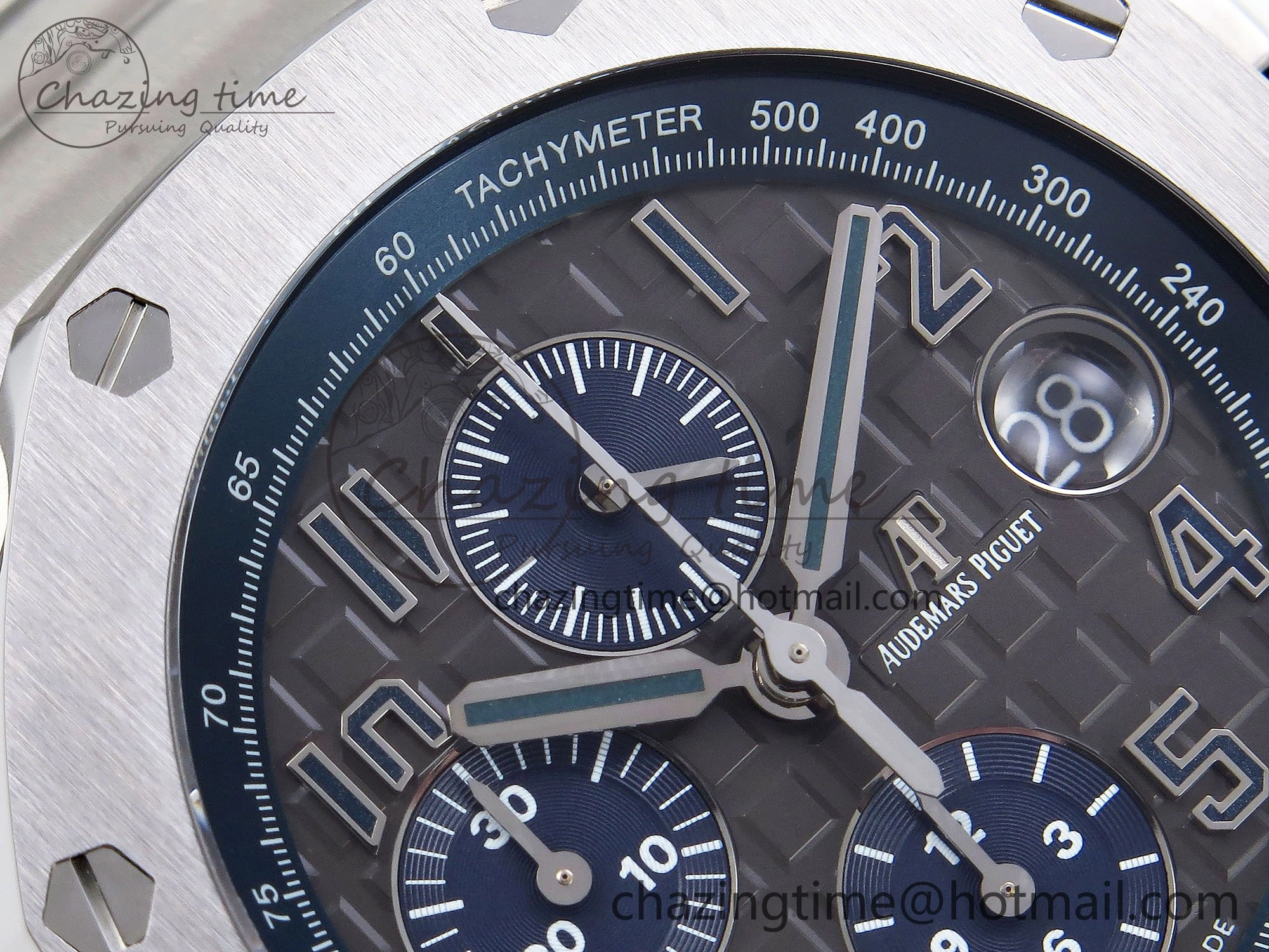 Royal Oak Offshore 42mm SS APF 1:1 Best Edition Grey Dial on SS Bracelet A3126