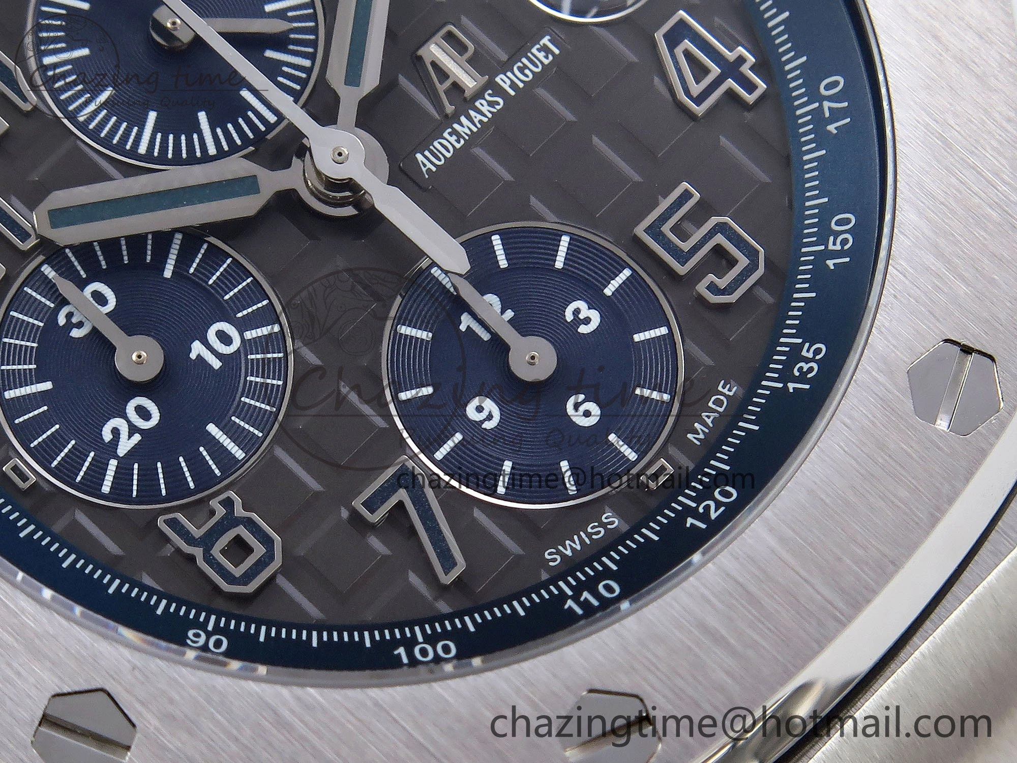 Royal Oak Offshore 42mm SS APF 1:1 Best Edition Grey Dial on SS Bracelet A3126