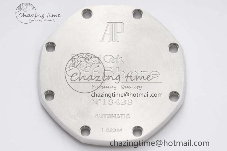 Royal Oak Offshore 42mm SS APF 1:1 Best Edition White Blue Dial on Blue Leather Strap A7750