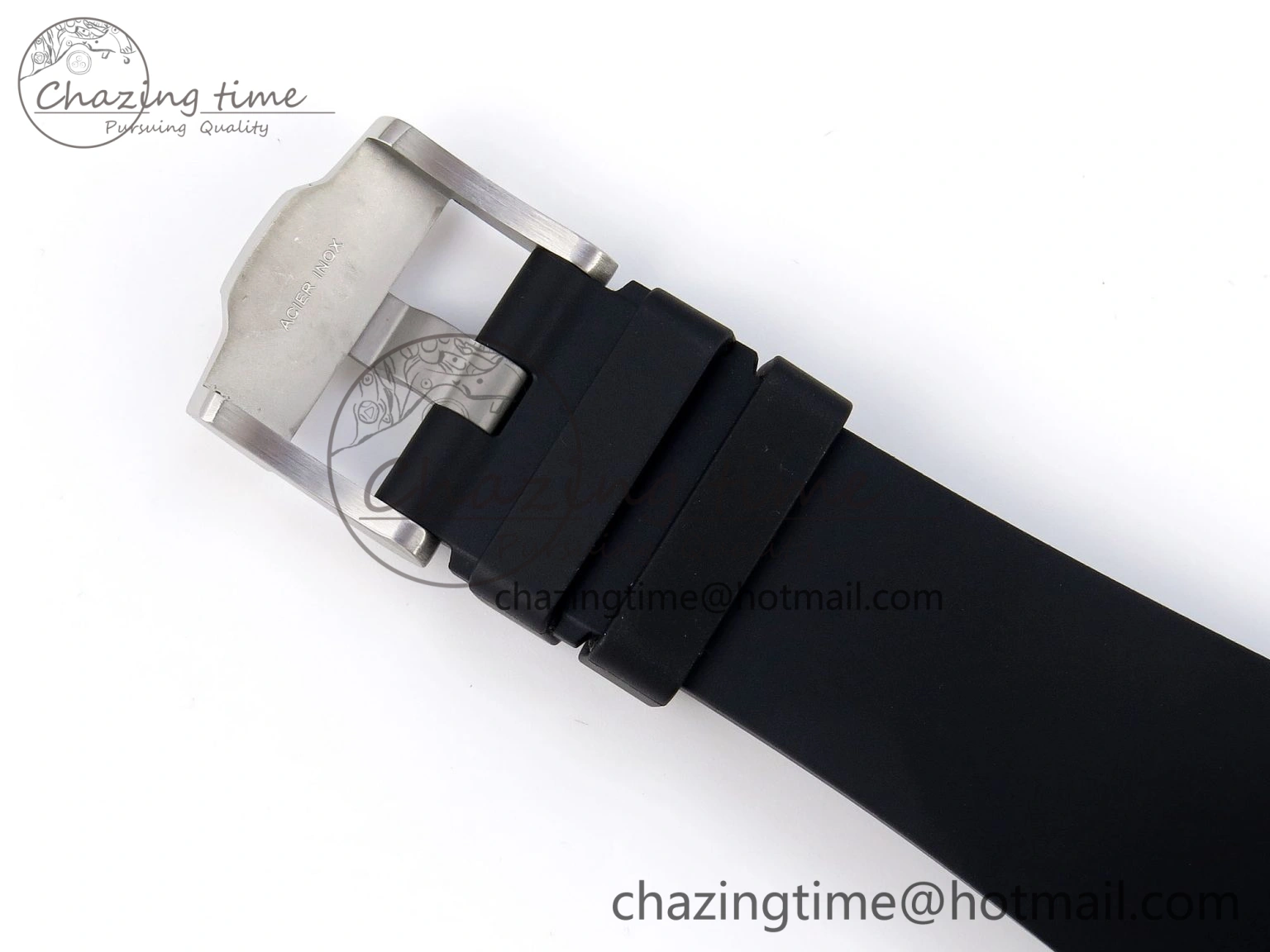 Royal Oak Offshore 42mm SS Black Ceramic Bezel APF 1:1 Best Edition White Silver Dial on Black Rubber Strap A7750