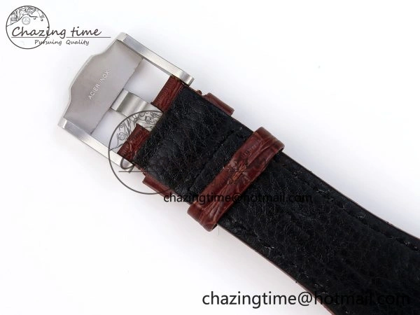 Royal Oak Offshore 42mm Safari SS APF 1:1 Best Edition White Dial on Brown Leather Strap A7750