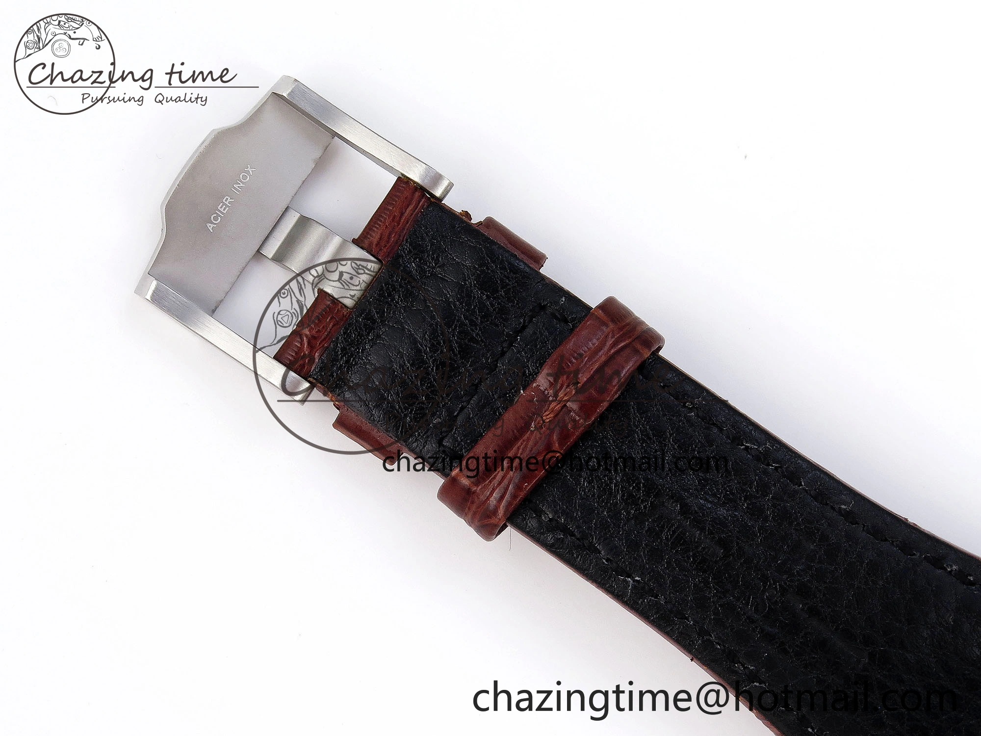 Royal Oak Offshore 42mm Safari SS APF 1:1 Best Edition White Dial on Brown Leather Strap A7750