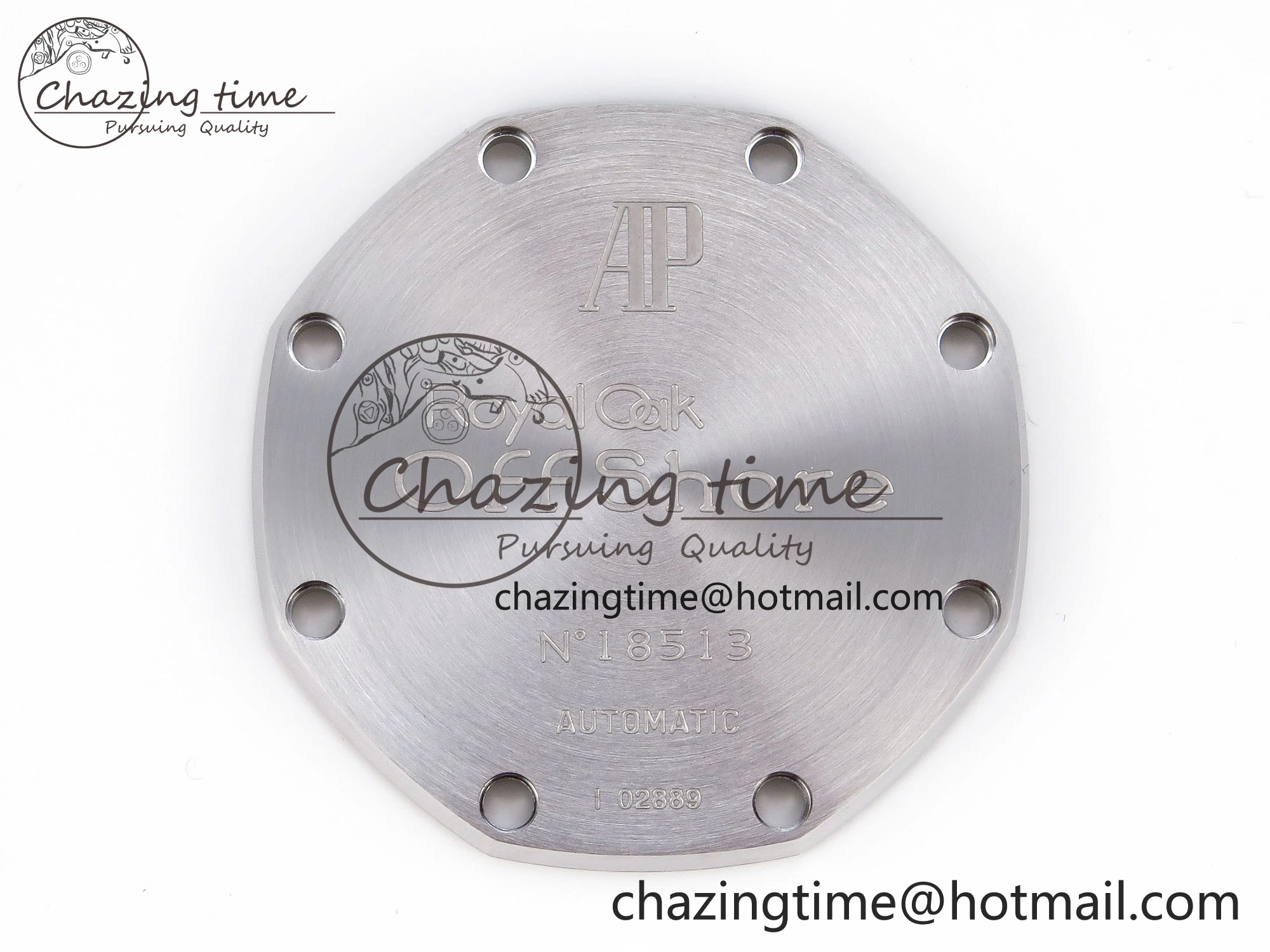 Royal Oak Offshore 42mm Safari SS APF 1:1 Best Edition White Dial on Brown Leather Strap A7750