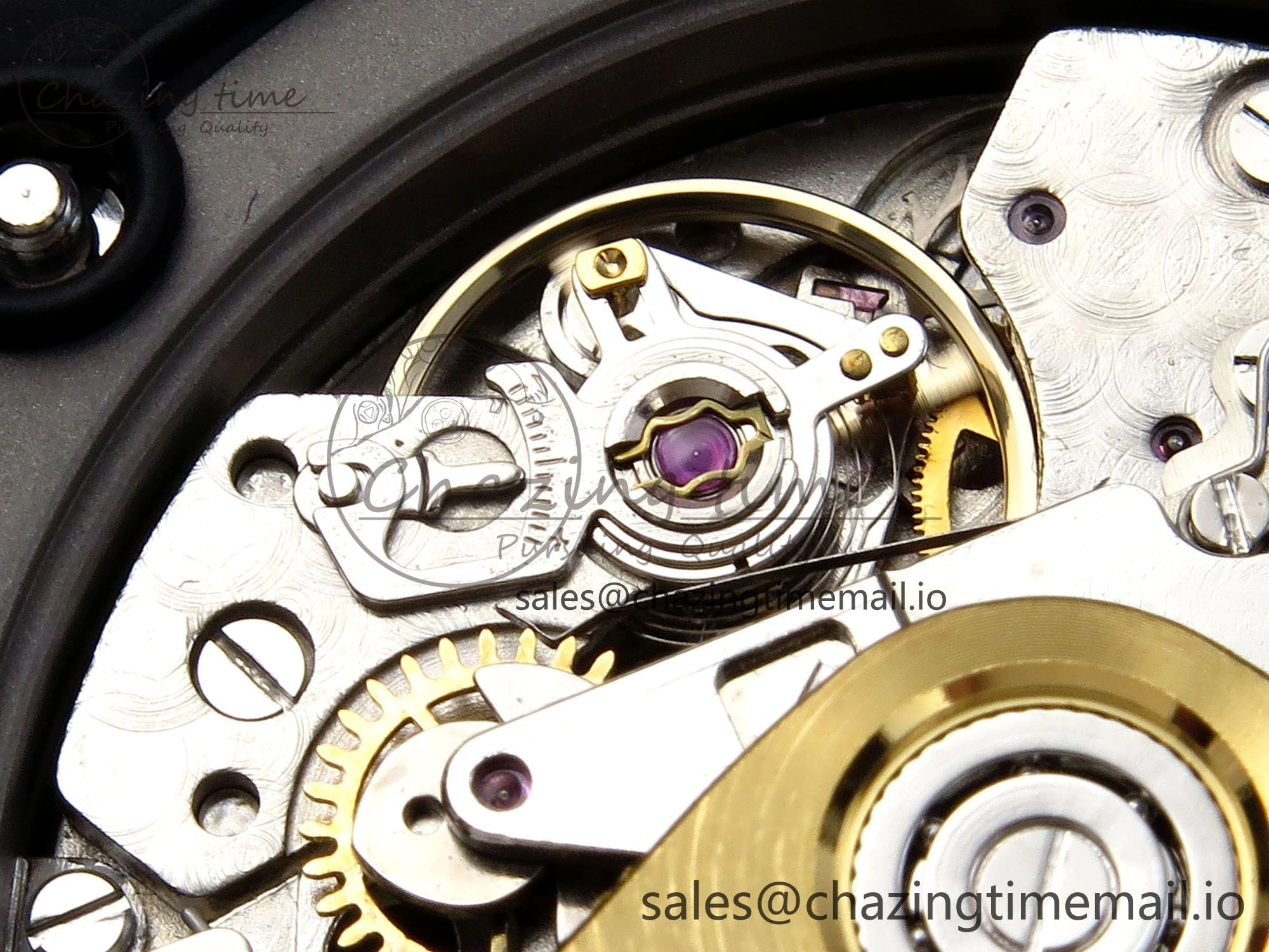 Royal Oak Offshore 42mm Volcano TKF Best Edition Black Dial on Black Leather Strap A7750