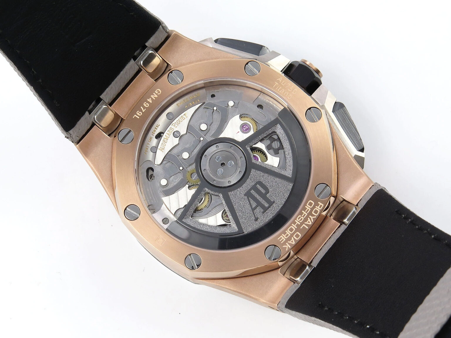Royal Oak Offshore 43mm 26420oi RG Titanium APPF Best Edition Gray Dial on Gray Nylon Strap A4401