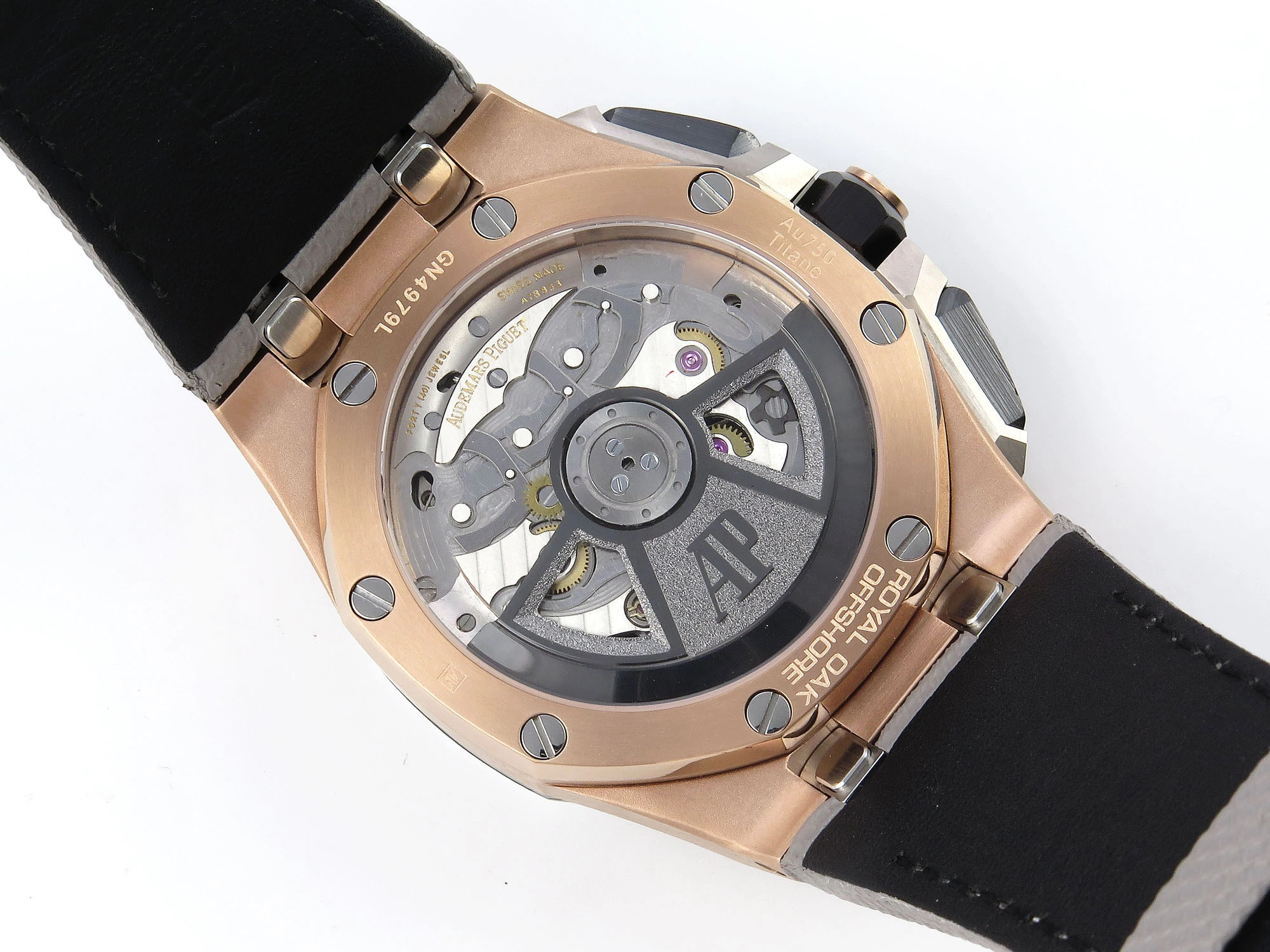 Royal Oak Offshore 43mm 26420oi RG Titanium APPF Best Edition Gray Dial on Gray Nylon Strap A4401