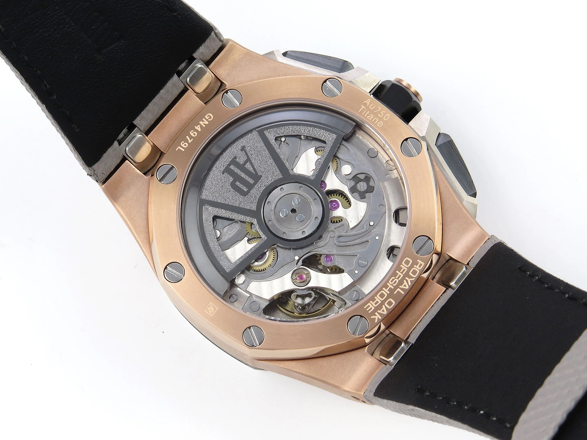 Royal Oak Offshore 43mm 26420oi RG Titanium APPF Best Edition Gray Dial on Gray Nylon Strap A4401
