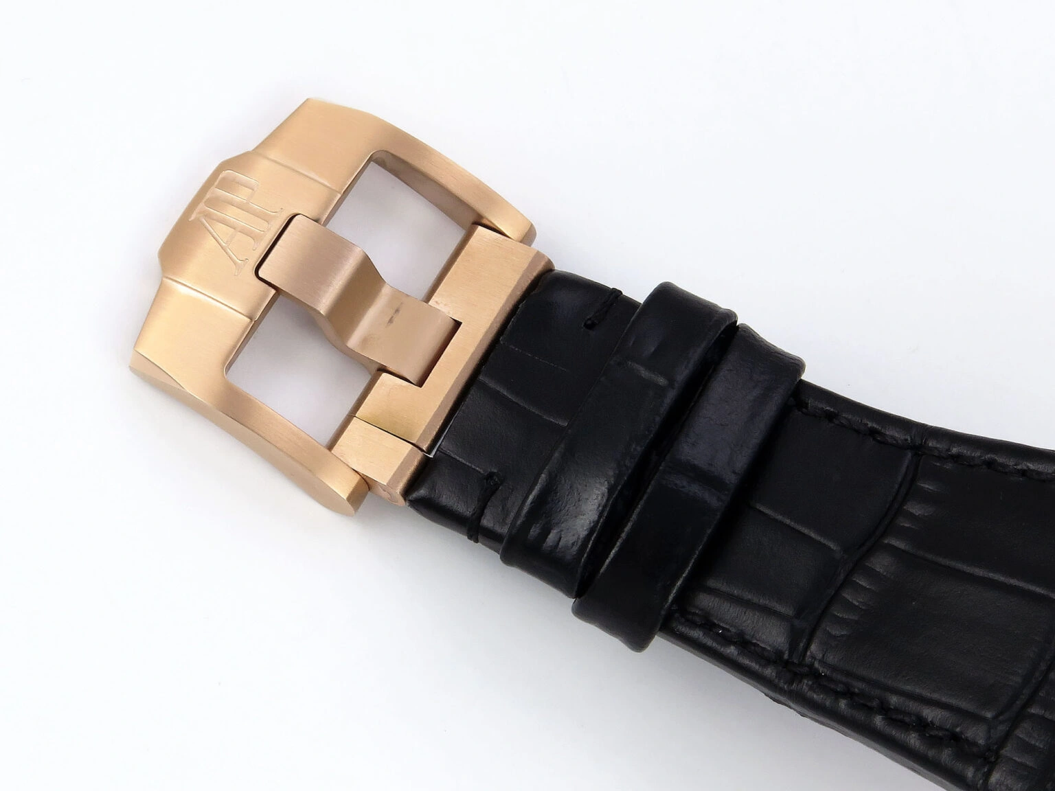 Royal Oak Offshore 43mm 26420ro RG APPF Best Edition Black Dial on Black Leather Strap A4401