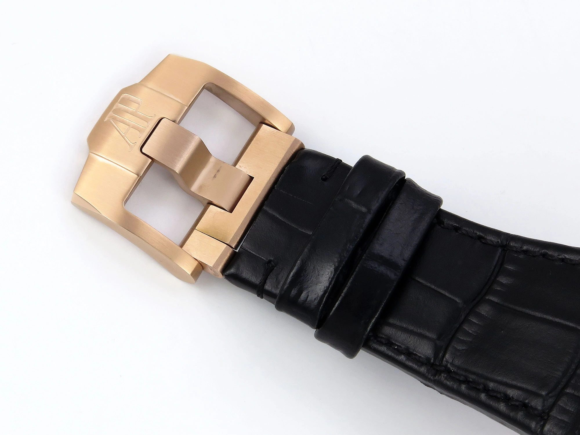 Royal Oak Offshore 43mm 26420ro RG APPF Best Edition Black Dial on Black Leather Strap A4401