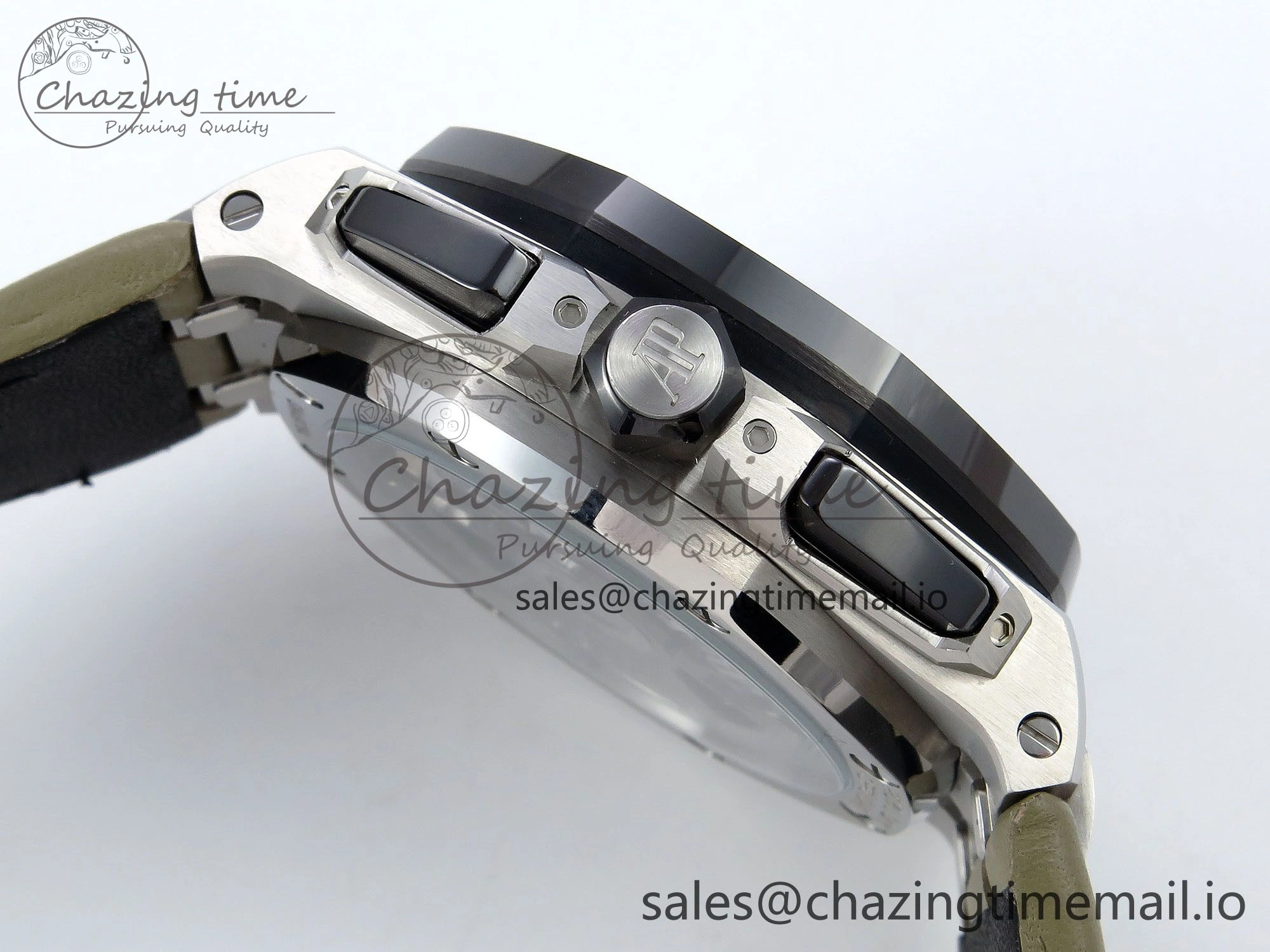 Royal Oak Offshore 43mm 26420so SS APPF Best Edition Sand Dial on Sand Leather Strap A4401