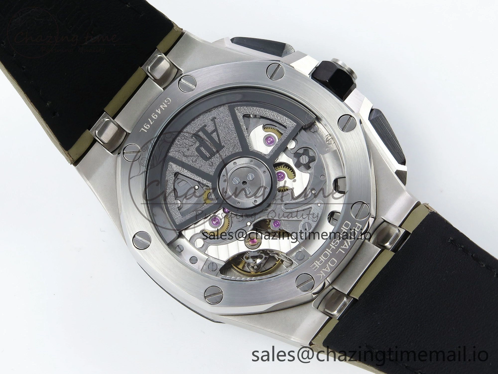 Royal Oak Offshore 43mm 26420so SS APPF Best Edition Sand Dial on Sand Leather Strap A4401
