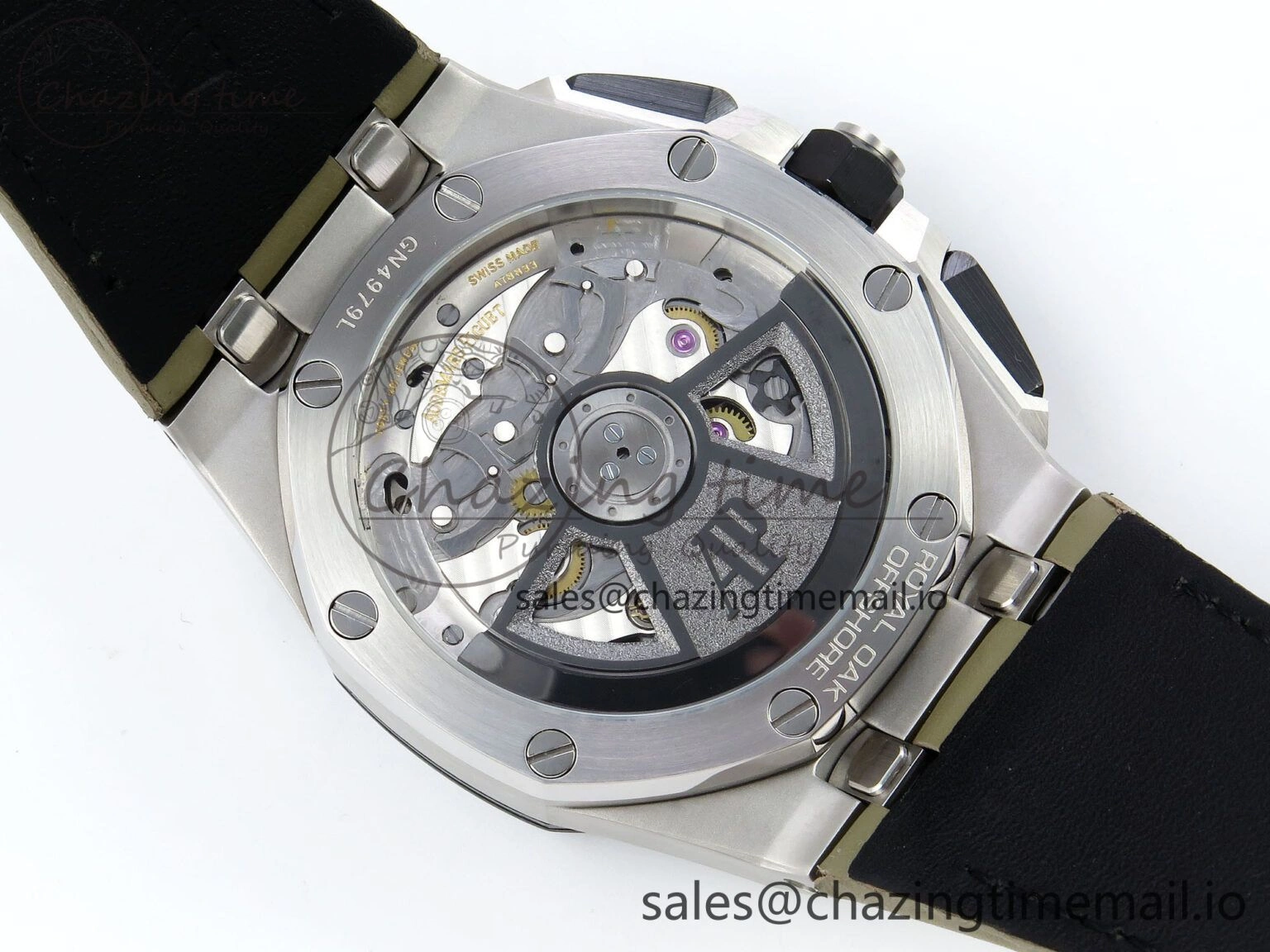 Royal Oak Offshore 43mm 26420so SS APPF Best Edition Sand Dial on Sand Leather Strap A4401