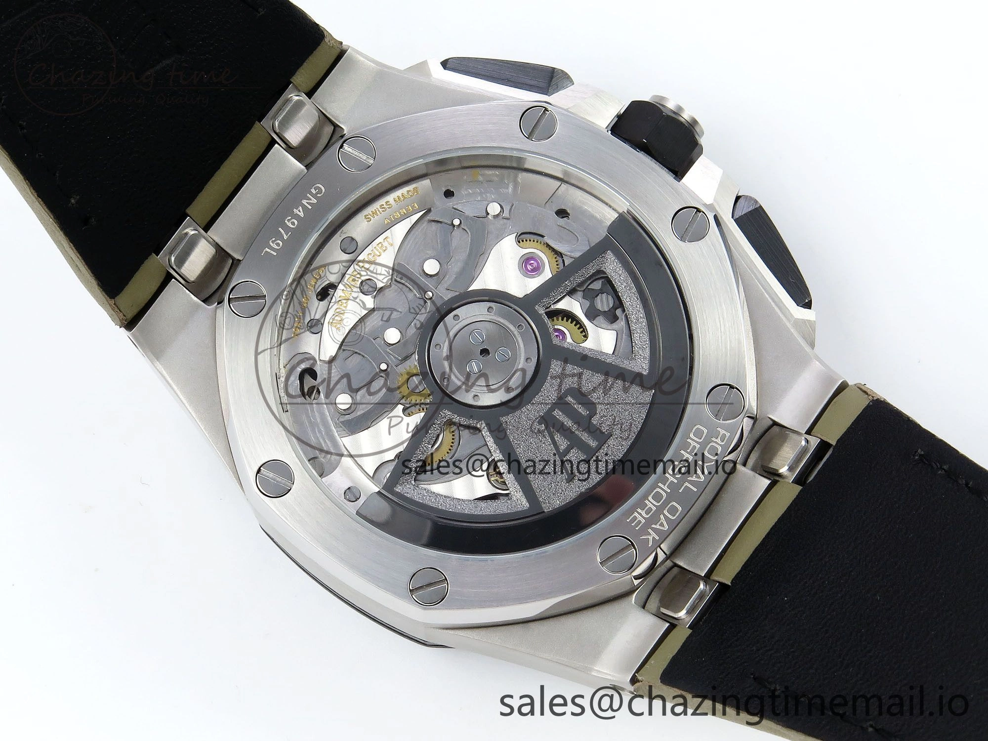 Royal Oak Offshore 43mm 26420so SS APPF Best Edition Sand Dial on Sand Leather Strap A4401
