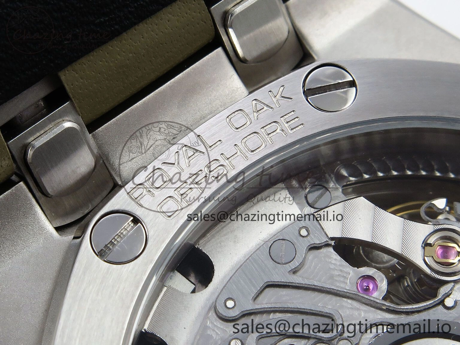 Royal Oak Offshore 43mm 26420so SS APPF Best Edition Sand Dial on Sand Leather Strap A4401