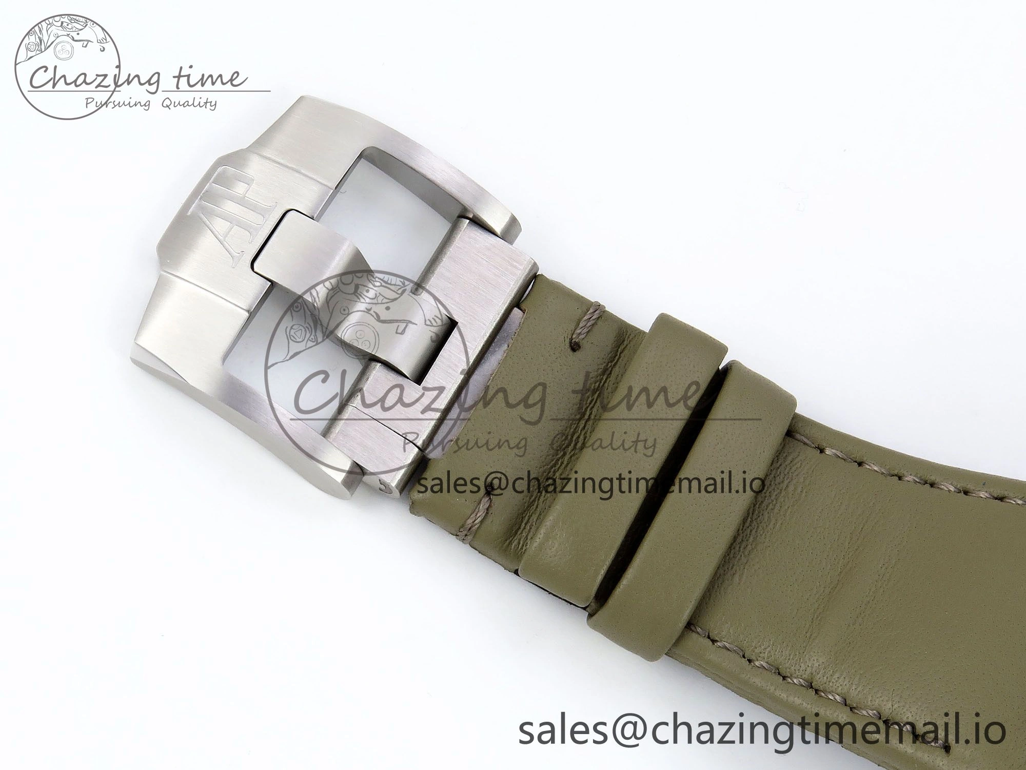 Royal Oak Offshore 43mm 26420so SS APPF Best Edition Sand Dial on Sand Leather Strap A4401