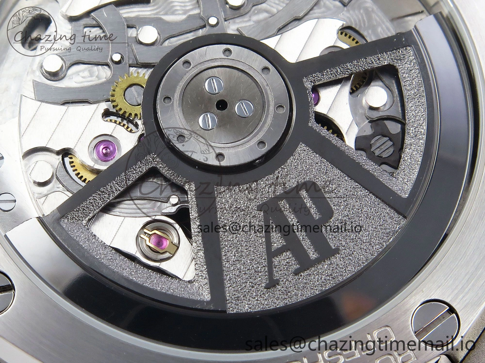Royal Oak Offshore 43mm 26420ti Titanium APPF Best Edition Blue Dial on Blue Rubber Strap A4401