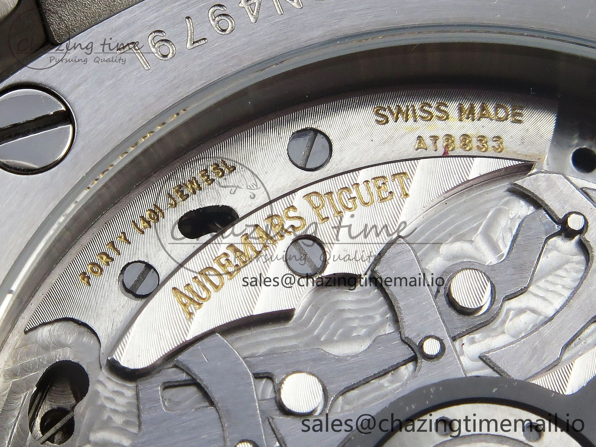 Royal Oak Offshore 43mm 26420ti Titanium APPF Best Edition Blue Dial on Blue Rubber Strap A4401