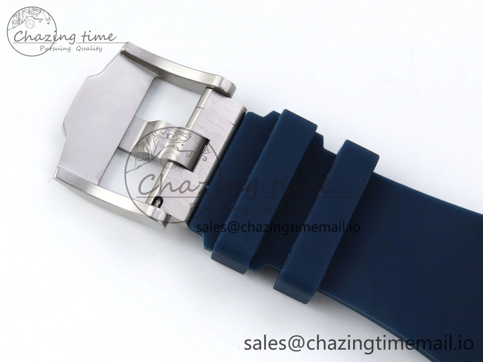 Royal Oak Offshore 43mm 26420ti Titanium APPF Best Edition Blue Dial on Blue Rubber Strap A4401
