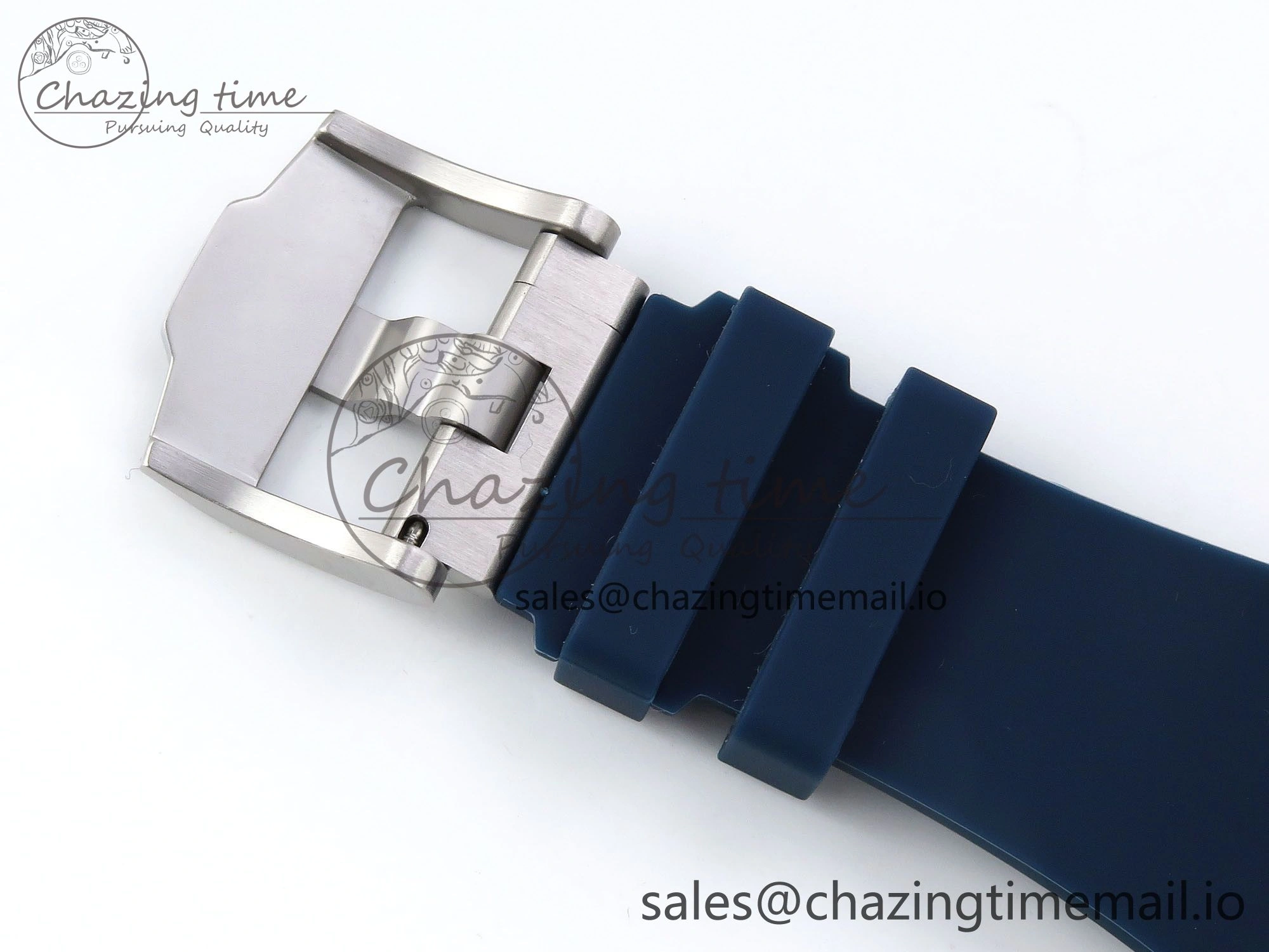 Royal Oak Offshore 43mm 26420ti Titanium APPF Best Edition Blue Dial on Blue Rubber Strap A4401