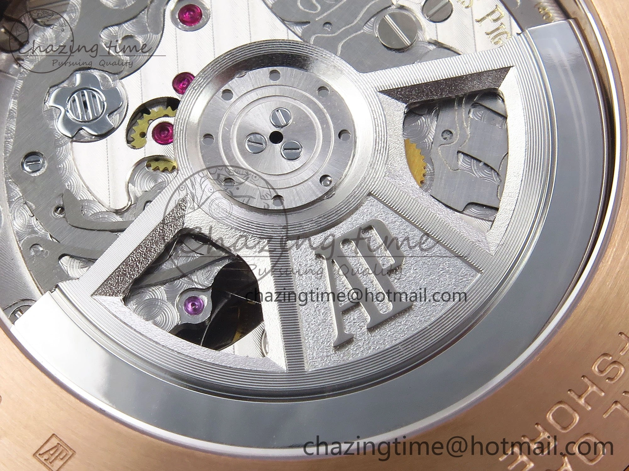 Royal Oak Offshore 43mm RG APF Best Edition Silver Dial on Black Rubber Strap A4401