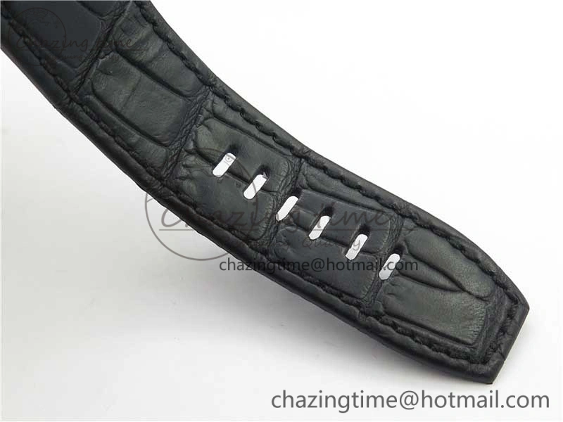 Royal Oak Offshore 44mm 26412PT SS JF 1:1 Best Edition Black Blue Dial on Black Leather Strap A3126