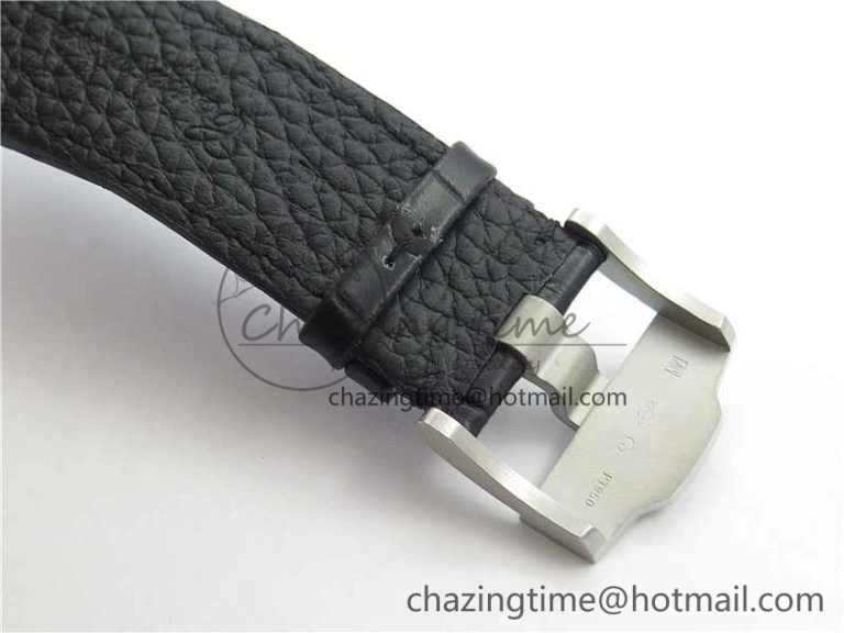 Royal Oak Offshore 44mm 26412PT SS JF 1:1 Best Edition Black Blue Dial on Black Leather Strap A3126
