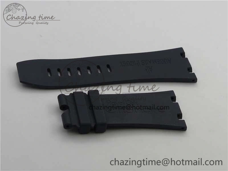 Royal Oak Offshore 44mm 26412PT SS JF 1:1 Best Edition Black Blue Dial on Black Leather Strap A3126