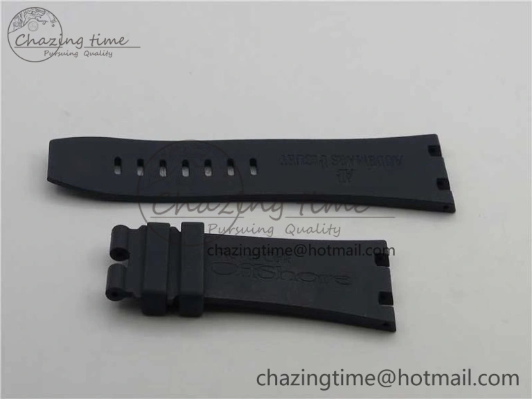 Royal Oak Offshore 44mm 26412PT SS JF 1:1 Best Edition Black Blue Dial on Black Leather Strap A3126