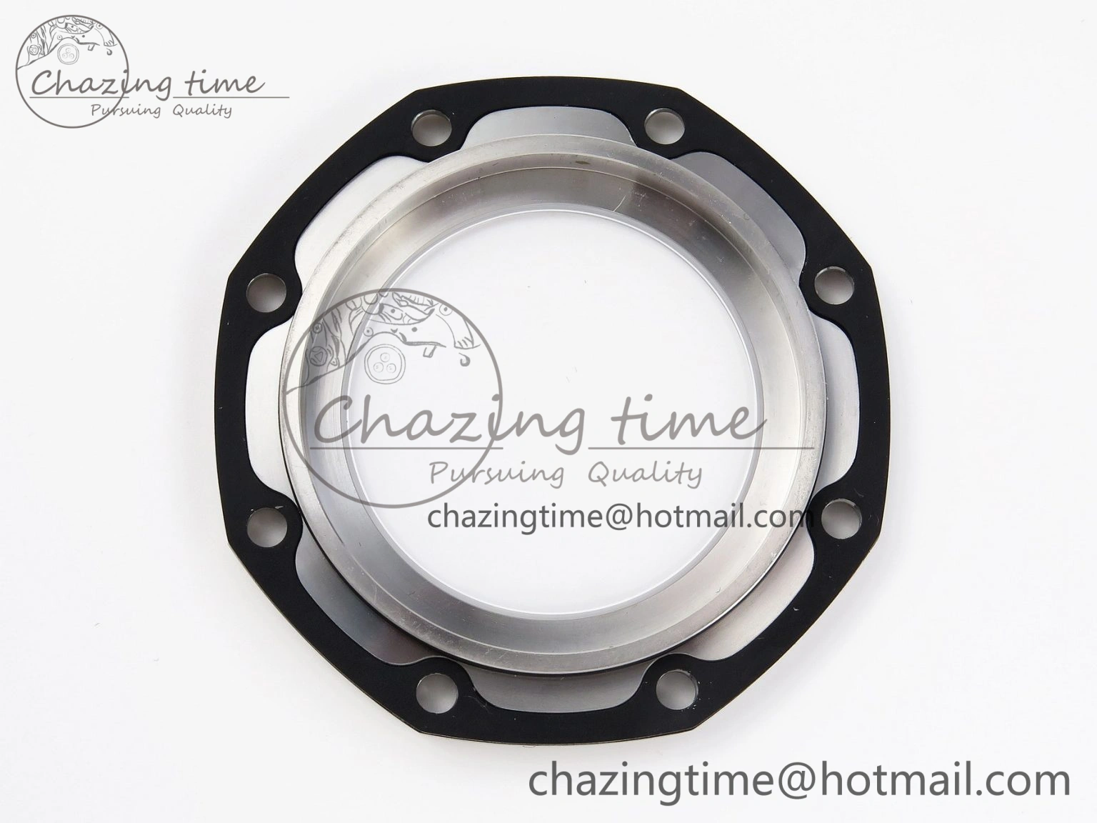 Royal Oak Offshore 44mm Black Ceramic APF 1:1 Best Edition Gray Dial on Black Rubber Strap A3126