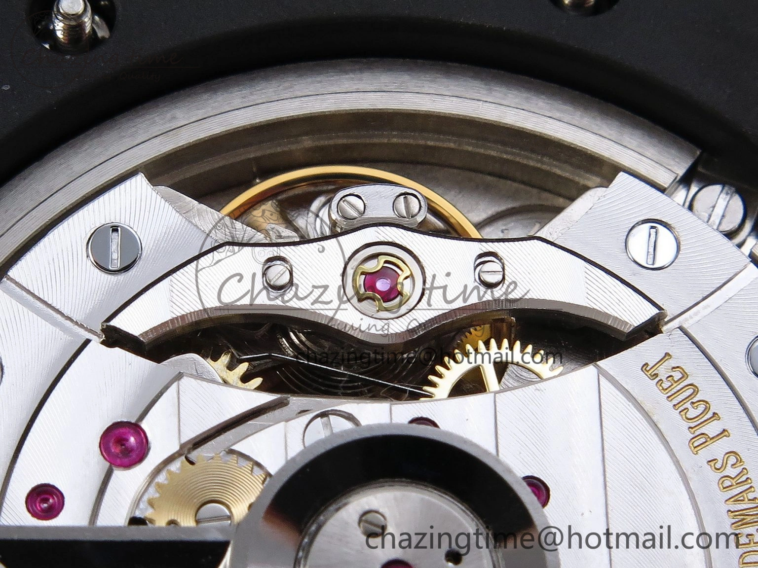 Royal Oak Offshore 44mm Black Ceramic APF 1:1 Best Edition Gray Dial on Black Rubber Strap A3126