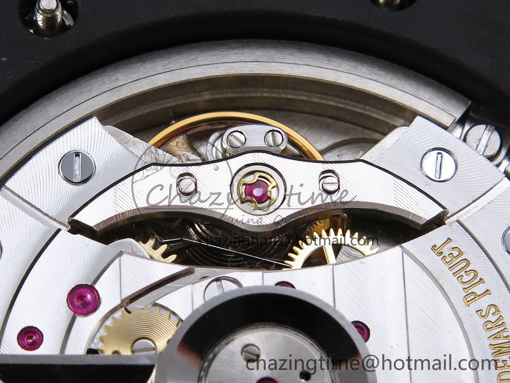 Royal Oak Offshore 44mm Black Ceramic APF 1:1 Best Edition Gray Dial on Black Rubber Strap A3126
