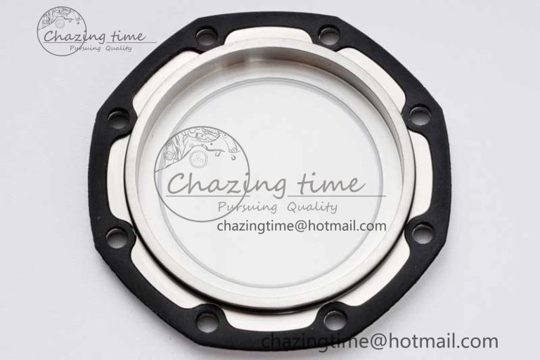 Royal Oak Offshore 44mm Black Ceramic Case JJF 1:1 Best Edition Black Dial on Rubber Strap A3126 V2