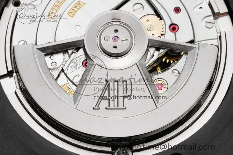 Royal Oak Offshore 44mm Black Ceramic Case JJF 1:1 Best Edition Black Dial on Rubber Strap A3126 V2