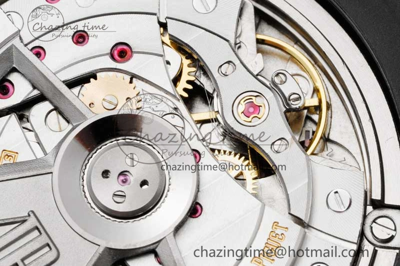 Royal Oak Offshore 44mm Black Ceramic Case JJF 1:1 Best Edition Black Dial on Rubber Strap A3126 V2