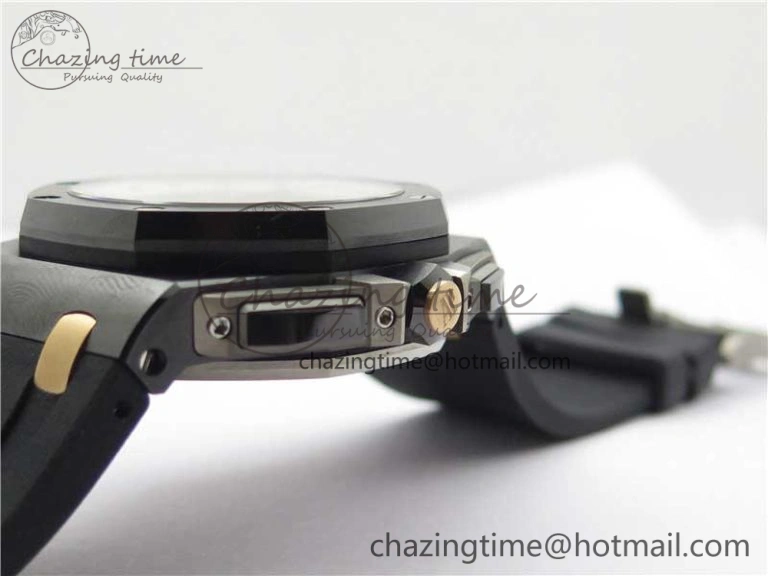 Royal Oak Offshore 44mm Black Ceramic Germany Edition JF 1:1 Best Edition on Rubber Strap A3126 V2