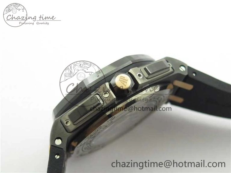 Royal Oak Offshore 44mm Black Ceramic Germany Edition JF 1:1 Best Edition on Rubber Strap A3126 V2