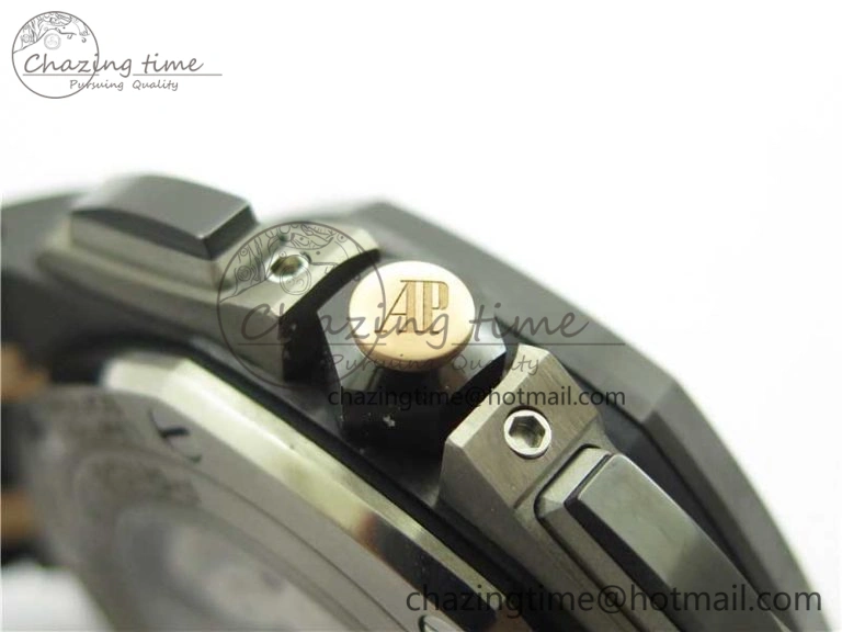 Royal Oak Offshore 44mm Black Ceramic Germany Edition JF 1:1 Best Edition on Rubber Strap A3126 V2
