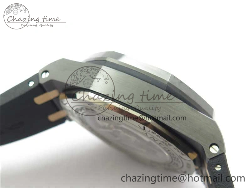 Royal Oak Offshore 44mm Black Ceramic Germany Edition JF 1:1 Best Edition on Rubber Strap A3126 V2