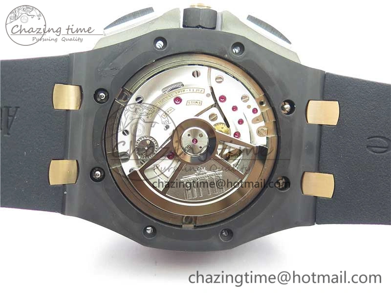 Royal Oak Offshore 44mm Black Ceramic Germany Edition JF 1:1 Best Edition on Rubber Strap A3126 V2